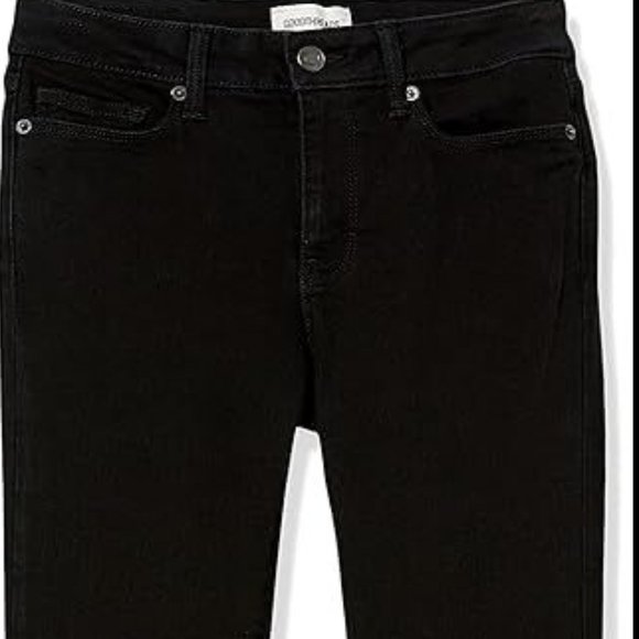 Goodthreads Mid-Rise Black Skinny Jean Size 27 Short - Picture 5 of 14